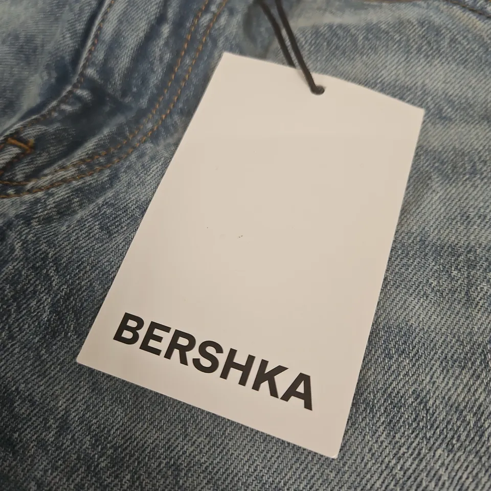 BERSHKA WOMEN'S DENIM JEANS, UK 10 (EUR 38) – MADE IN BANGLADESH