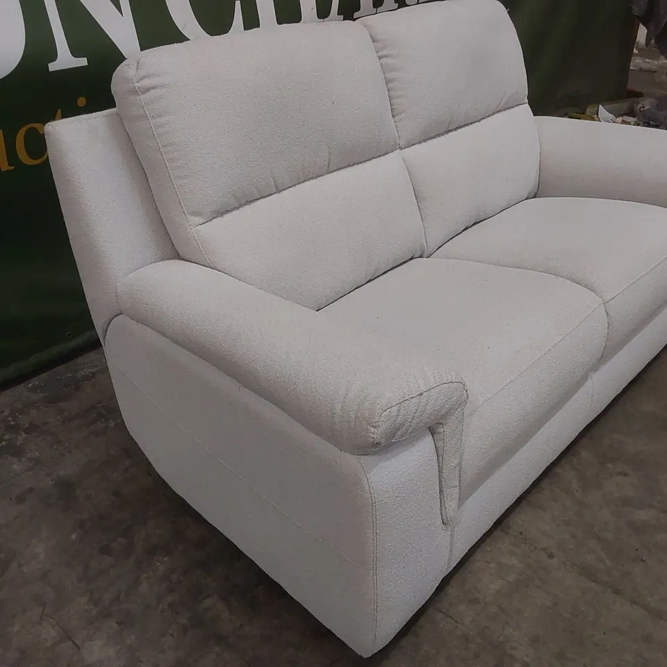 QUALITY DESIGNER ITALIAN MADE 2 SEATER FABRIC SOFA - ICE