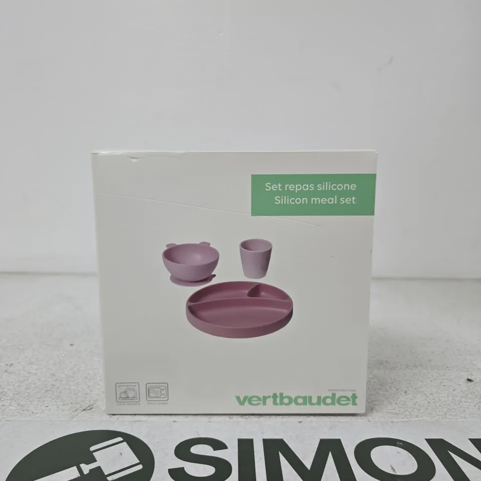 VERTBAUDET SILICONE MEAL SET – PINK
