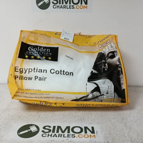 EGYPTIAN COTTON PILLOW PAIR – GOLDEN COLLECTION - 48CM X 74