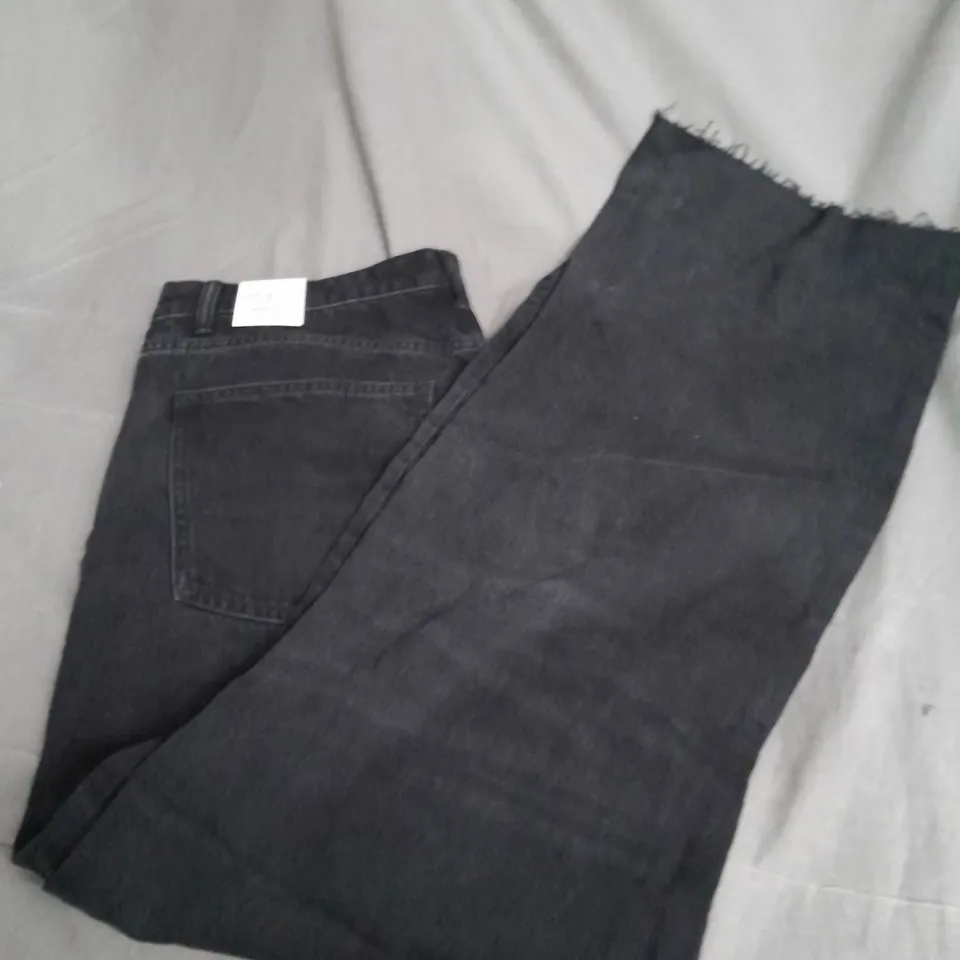 ZARA WIDE LEG BLACK JEANS - EUR 46