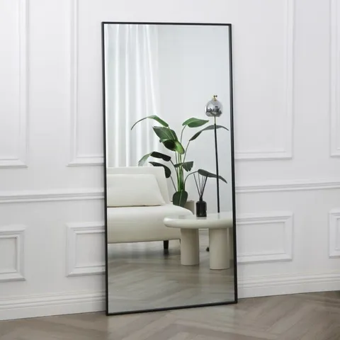 BOXED HOME GARDEN DIRECT IR025 004 BLACK FRAME MIRROR, RECTANGULAR 120*80CM (1 BOX)