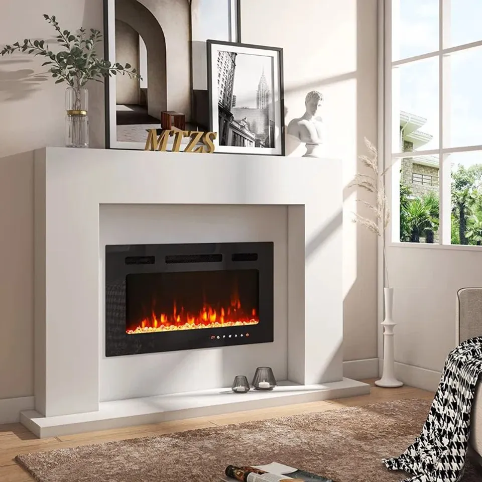 BOXED AAKIFA RECESSED ELECTRIC FIRE