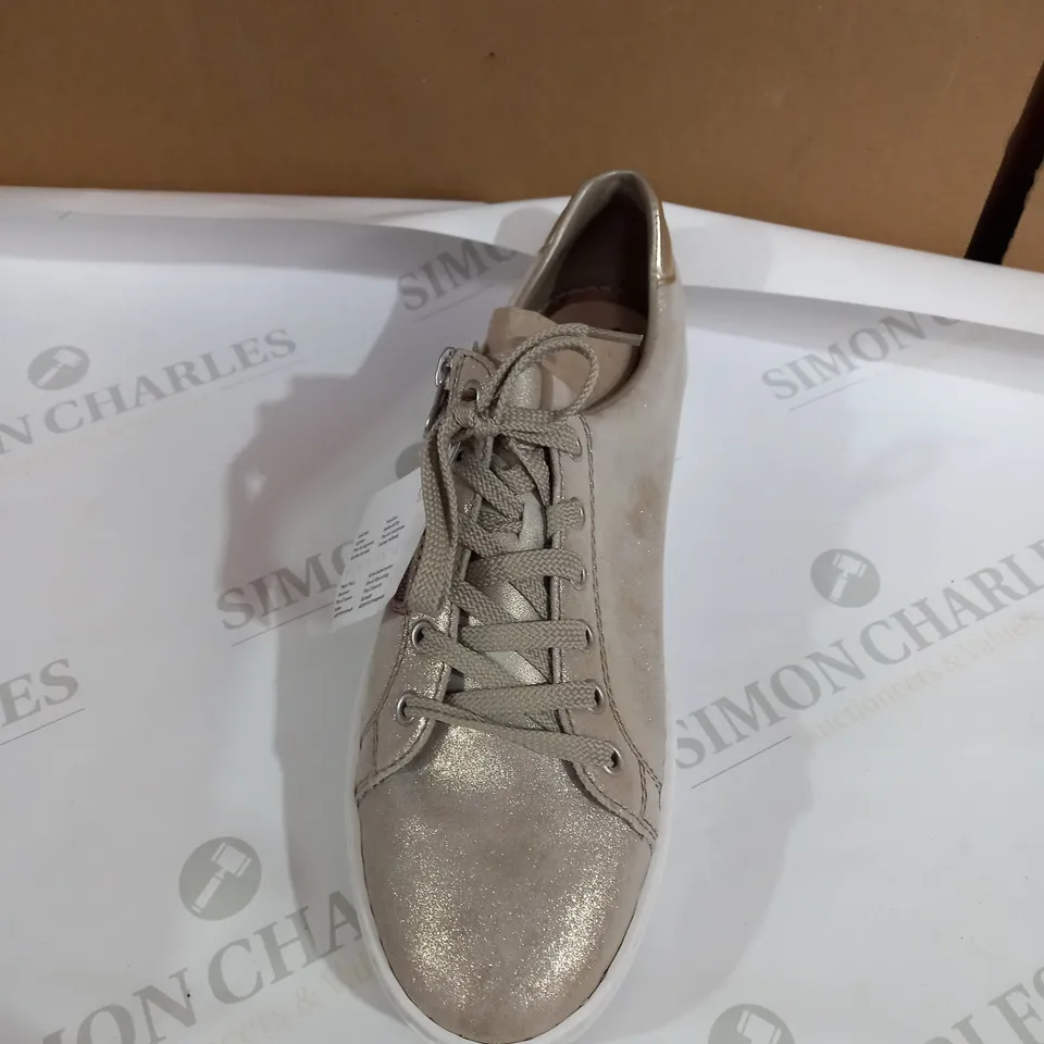 RIEKER GOLD SHOES SIZE 8 