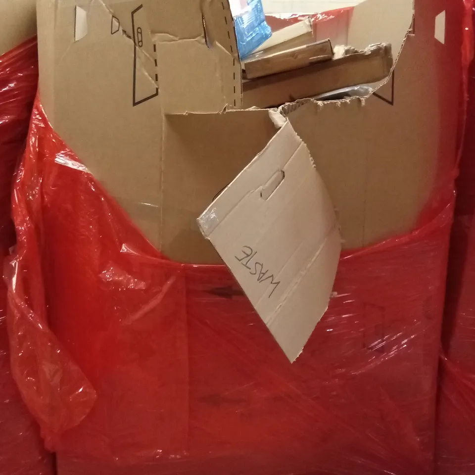 PALLET OF ASSORTED HOUSEHOLD GOODS AND PRODUCTS TO INCLUDE;AREA RUG,GRILL,PHONE ACCESSORIES