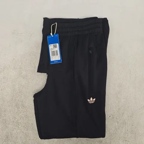 ADIDAS 3-STRIPES FIREBIRD TRACK PANTS IN BLACK/LIGHT TAN SIZE SMALL