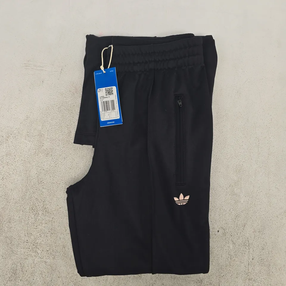 ADIDAS 3-STRIPES FIREBIRD TRACK PANTS IN BLACK/LIGHT TAN SIZE SMALL
