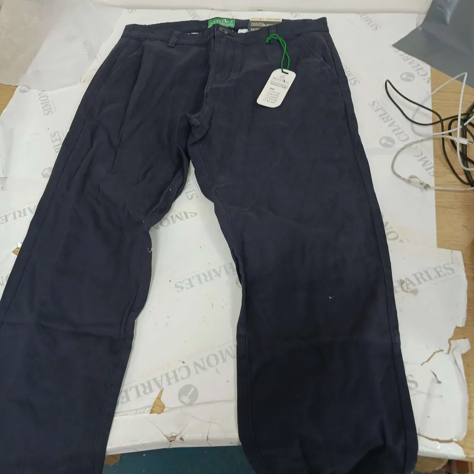 WEST ACE FLEX CHINO TROUSERS NAVY SIZE 32/30