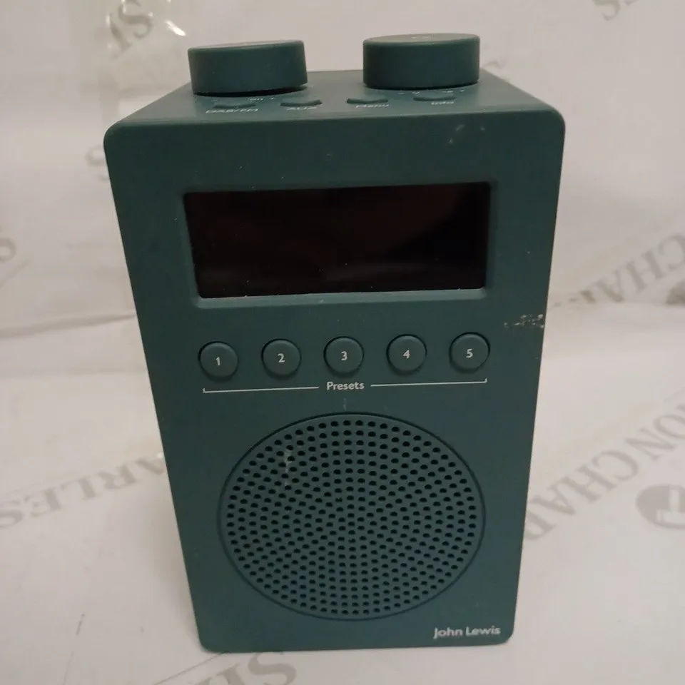 JOHN LEWIS & PARTNERS SPECTRUM SOLO DAB+/FM DIGITAL RADIO