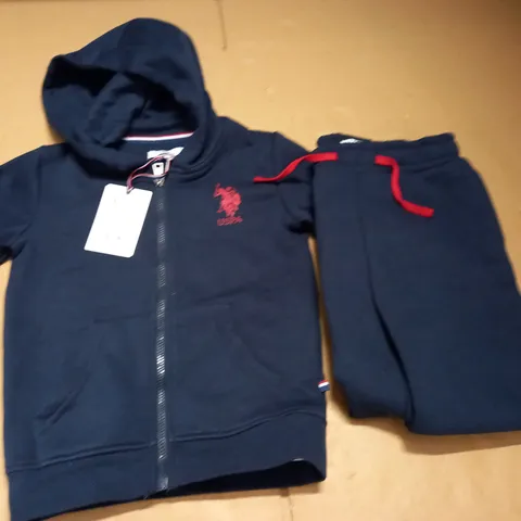 U.S. POLO ASSN KIDS NAVY 2-PIECE SET - 36 MONTHS