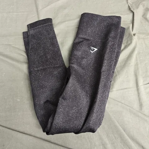GYMSHARK ADAPT FLECK SEAMLESS LEGGINGS – UK SIZE S – GREY FLECK