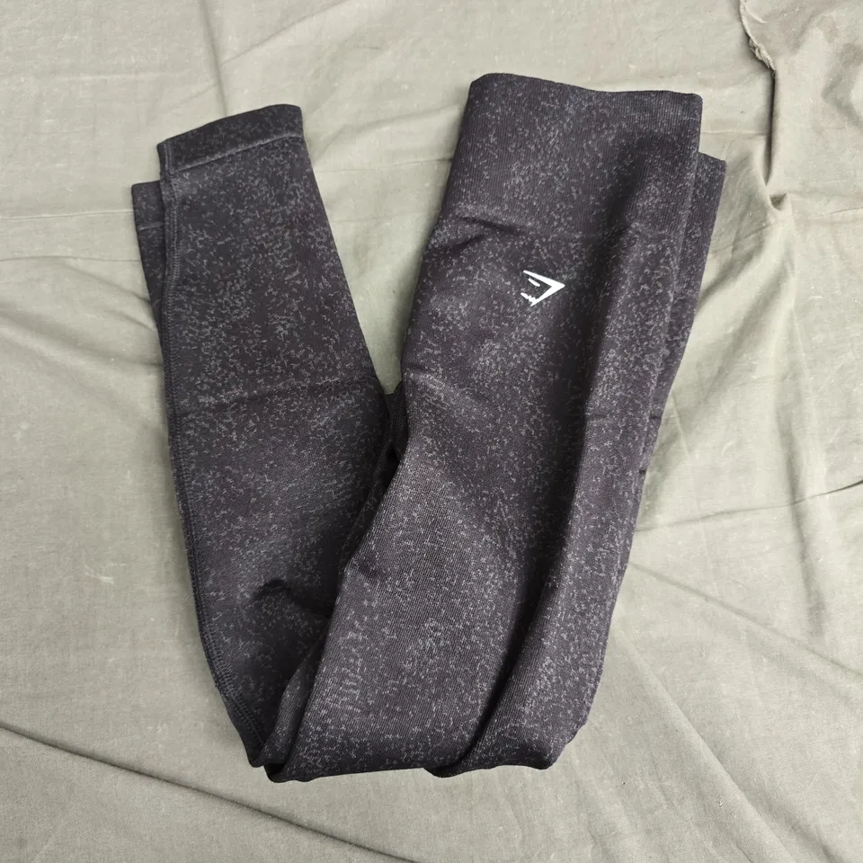 GYMSHARK ADAPT FLECK SEAMLESS LEGGINGS – UK SIZE S – GREY FLECK