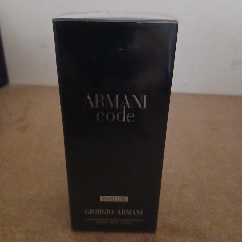 BOXED AND SEALED ARMANI CODE PARFUM GIORGIO ARMANI 125ML