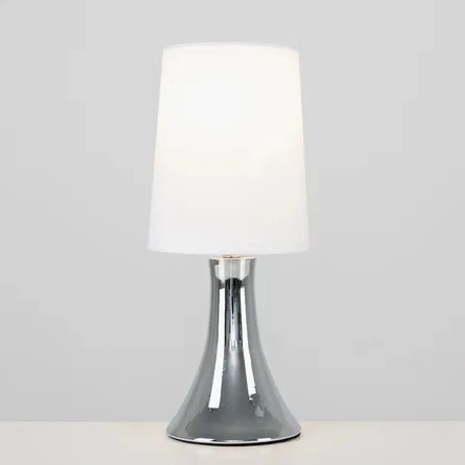 BOXED KENDRA 31CM GREY TABLE LAMP