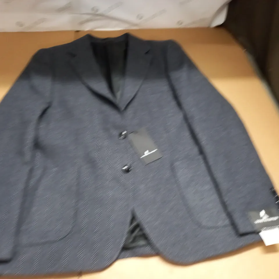 BRAND NEW MOSES KUSHNER 100% WOOL GREY SUIT JACKET - 2XL