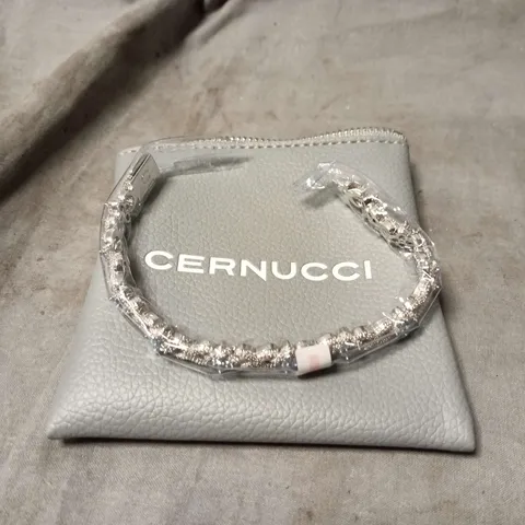 CERNUCCI CUBAN LINK BRACELET – SILVER-TONE