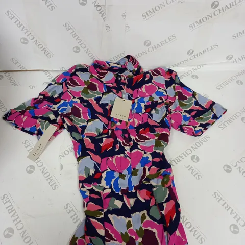 JIGSAW GRAPHIC PANSY PLAYSUIT SIZE 10