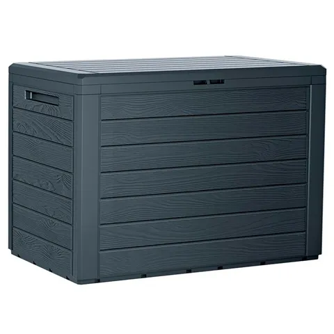 BOXED WFX UTILITY 78CM W 190L WATER RESISTANT PLASTIC LOCKABLE DESK BOX