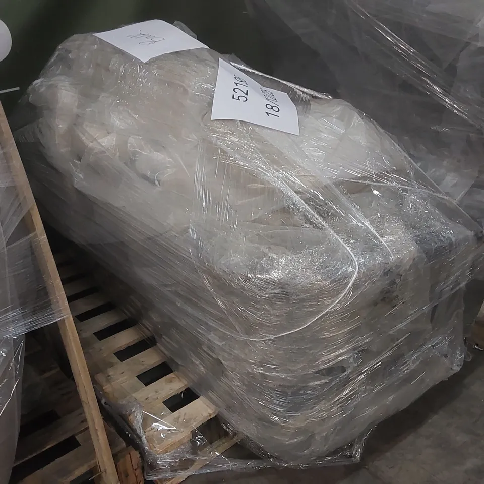 PALLET CONTAINING ASSORTED DESIGNER SOFA PARTS