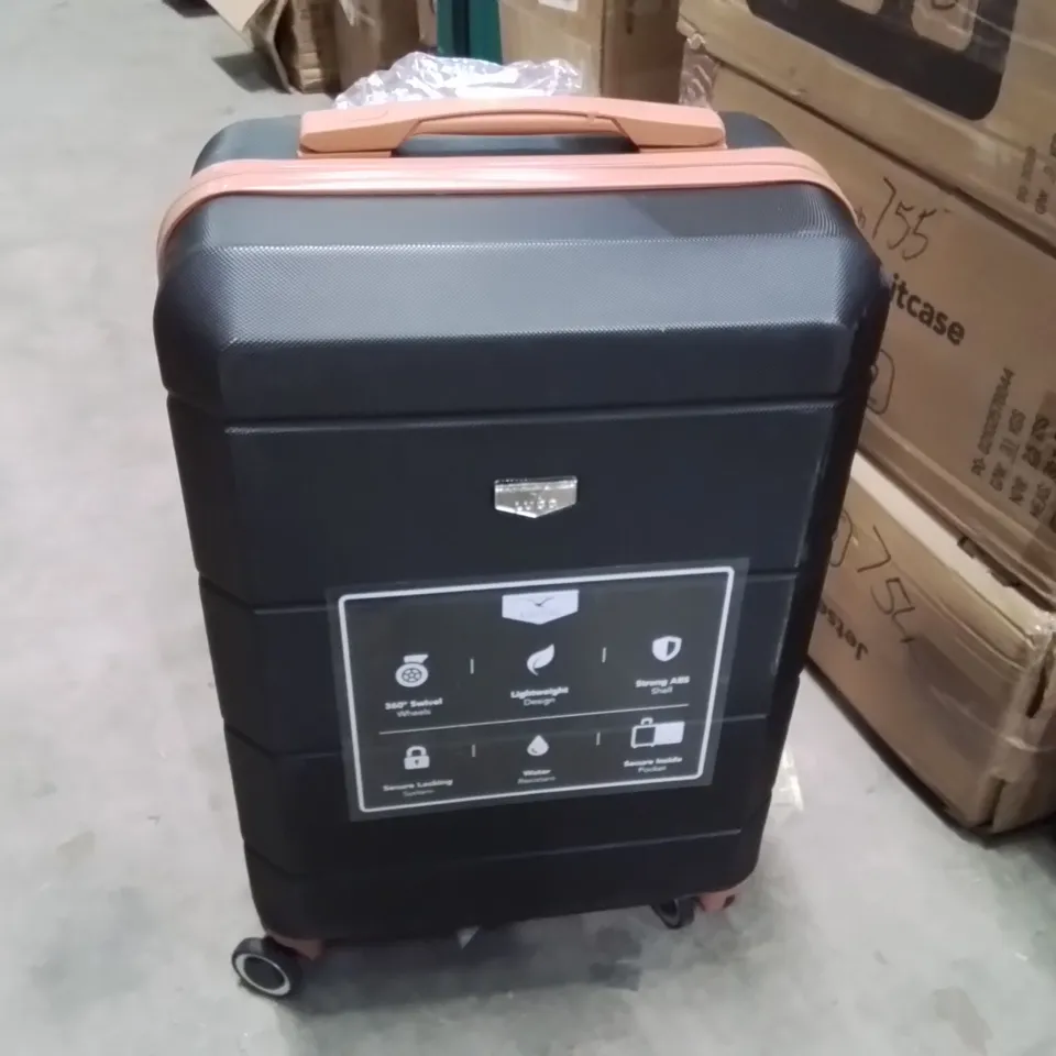 SMALL SUITCASE BLACK & BROWN