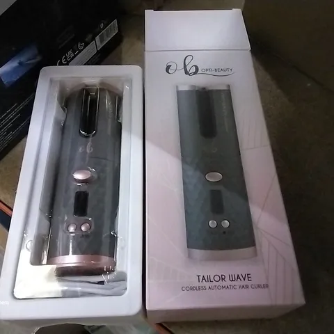 OPTI-BEAUTY TAILOR WAVE CORDLESS HAIR CURLER