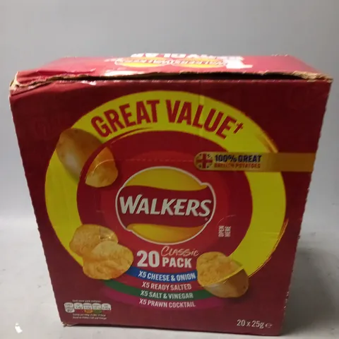 WALKERS CLASSIC PACK MULTIPACK CRISPS 