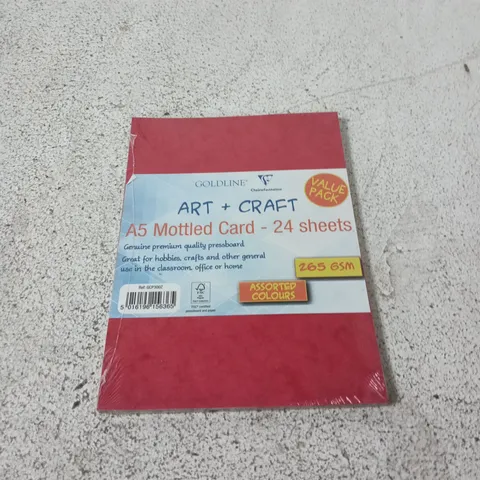 PALLET OF A LARGE QUANTITY OF GOLDLINE ART & CRAFT A5 MOTTLED CARD – 24 SHEETS (VALUE PACK)