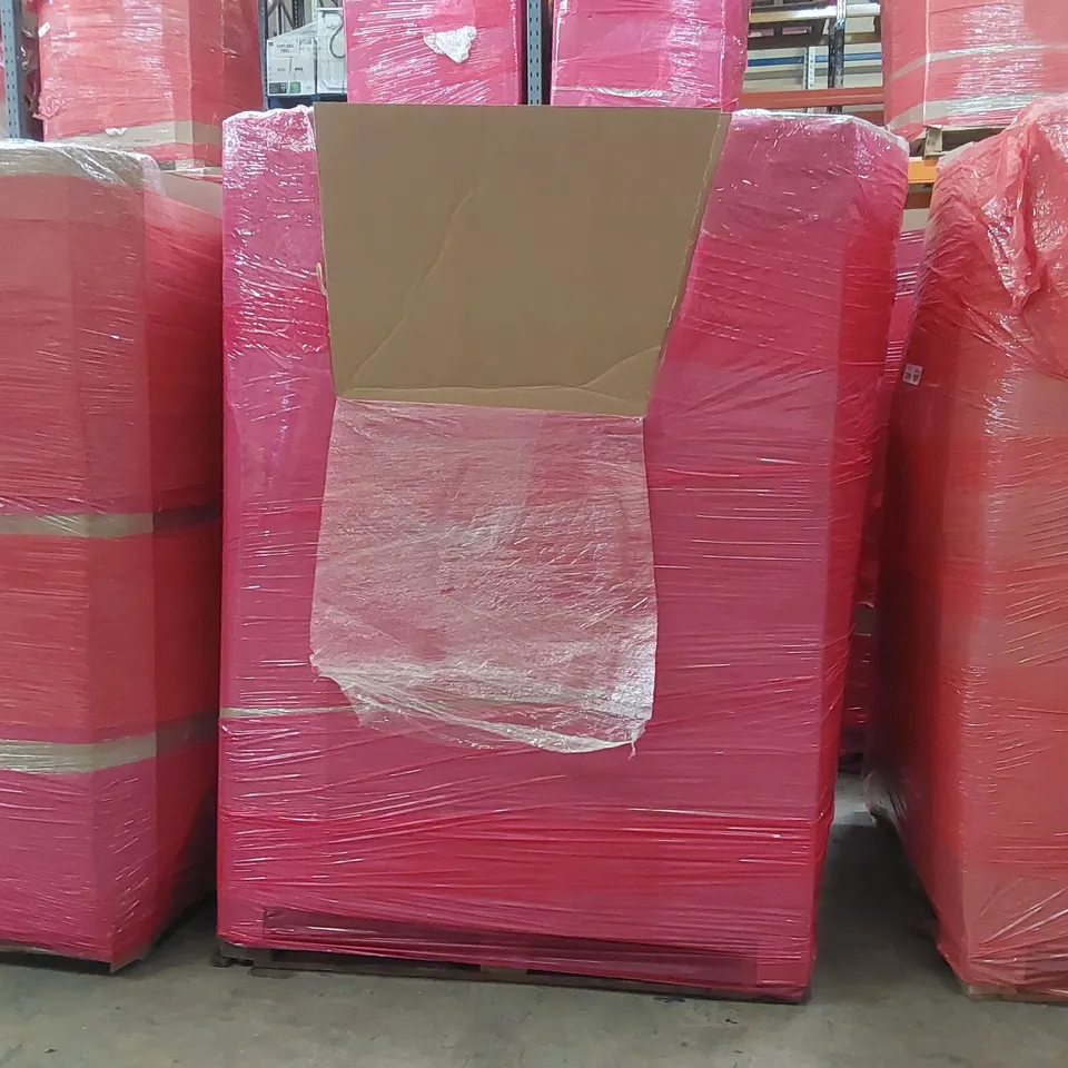 PALLET OF ASSORTED ITEMS INCLUDING: GRIDDLE & GRILL, PRESSURE WASHER, 2500W OIL HEATER, KITCHEN FAUCET, FOLDING SHOPPING TROLLEYS, POP UP GAZEBO ECT