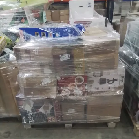 PALLET OF APPROXIMATELY 25 UNPROCESSED RAW RETURN HOUSEHOLD AND ELECTRICAL GOODS TO INCLUDE;