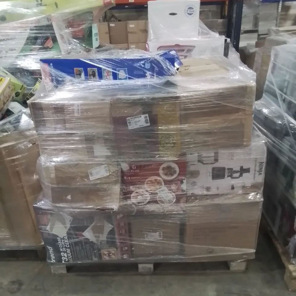 PALLET OF APPROXIMATELY 25 UNPROCESSED RAW RETURN HOUSEHOLD AND ELECTRICAL GOODS TO INCLUDE;