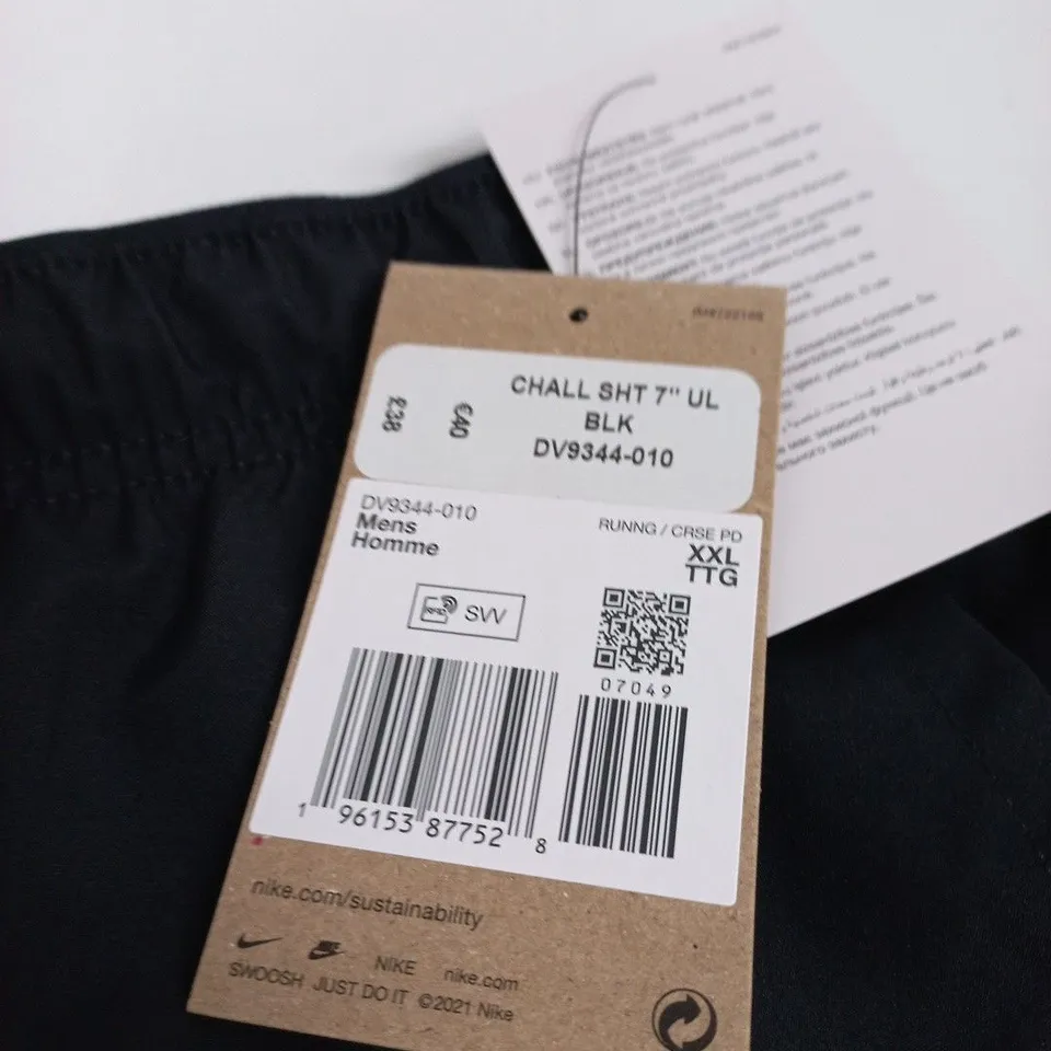 NIKE MEN'S BLACK RUNNING SHORTS UK XXL 