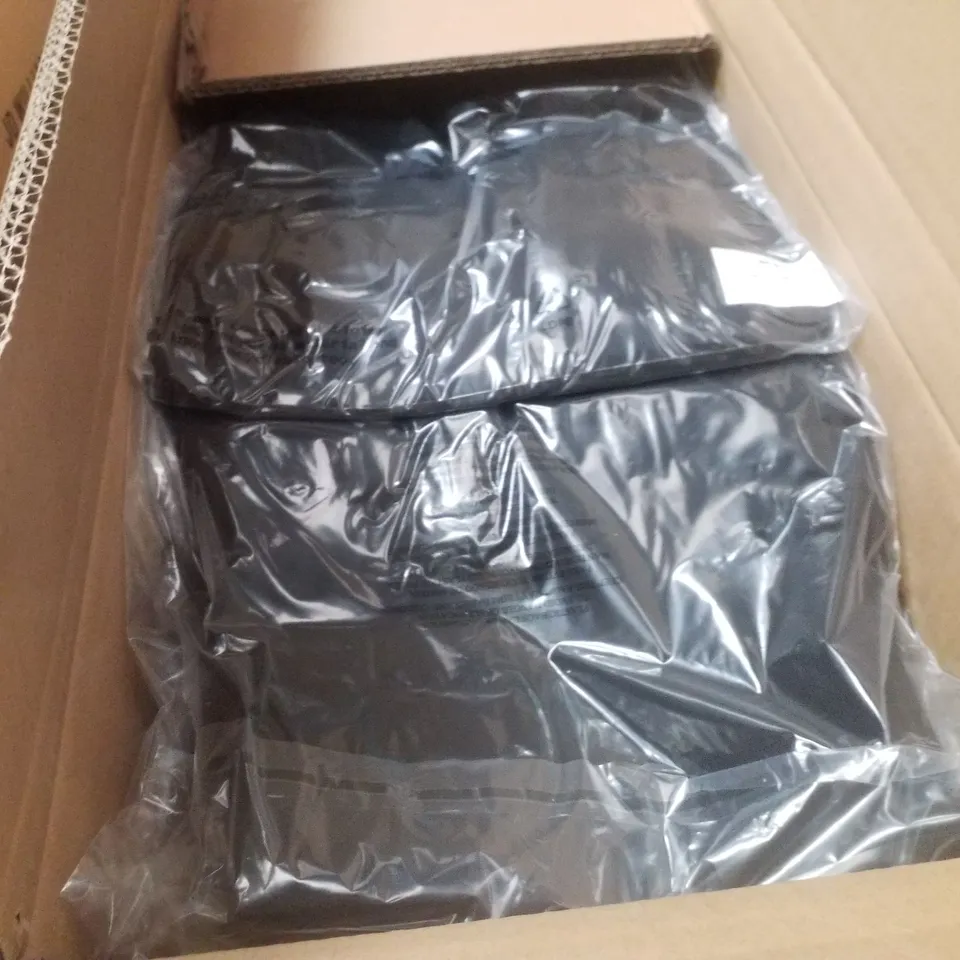 BOX CONTAINING APPROXIMATELY 12 BRAND NEW SIMPLY BE BLACK LYOCELL PLEAT DETAIL WIDE LEG JEANS - SIZE 22R