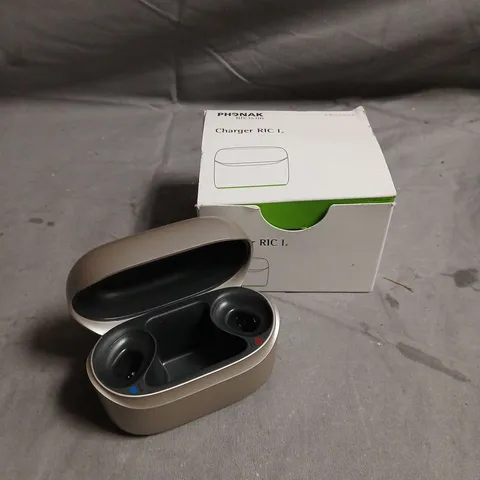 BOXED PHONAK R1C I HEARING AID CHARGER