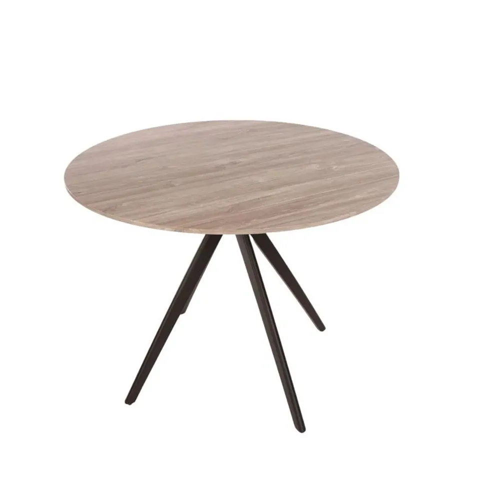 BOXED HOLMEN ROUND TABLE - GREY OAK (2 BOXES)