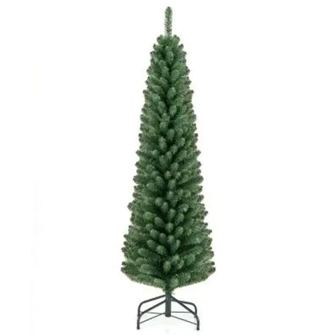 BOXED PRE LIT ARTIFICIAL CHRISTMAS TREE WITH QUICK SHAPE TECH