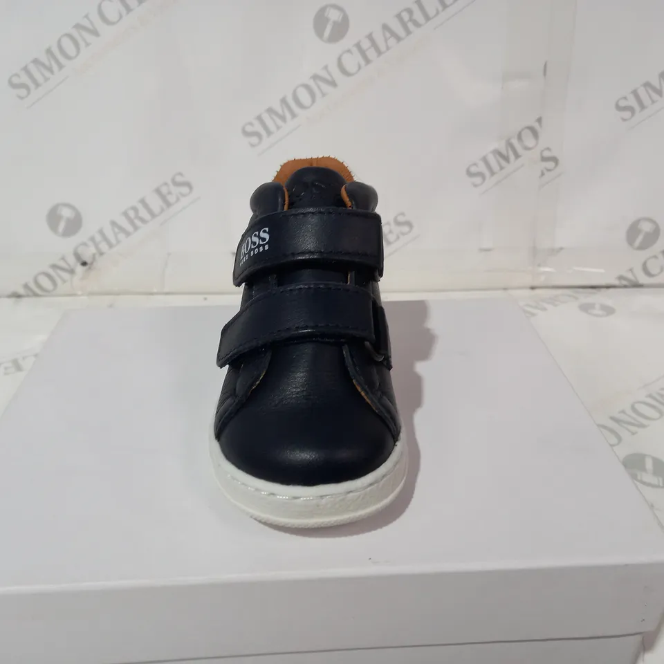 HUGO BOSS KIDWEAR TRAINER COLOUR BLUE SIZE 20