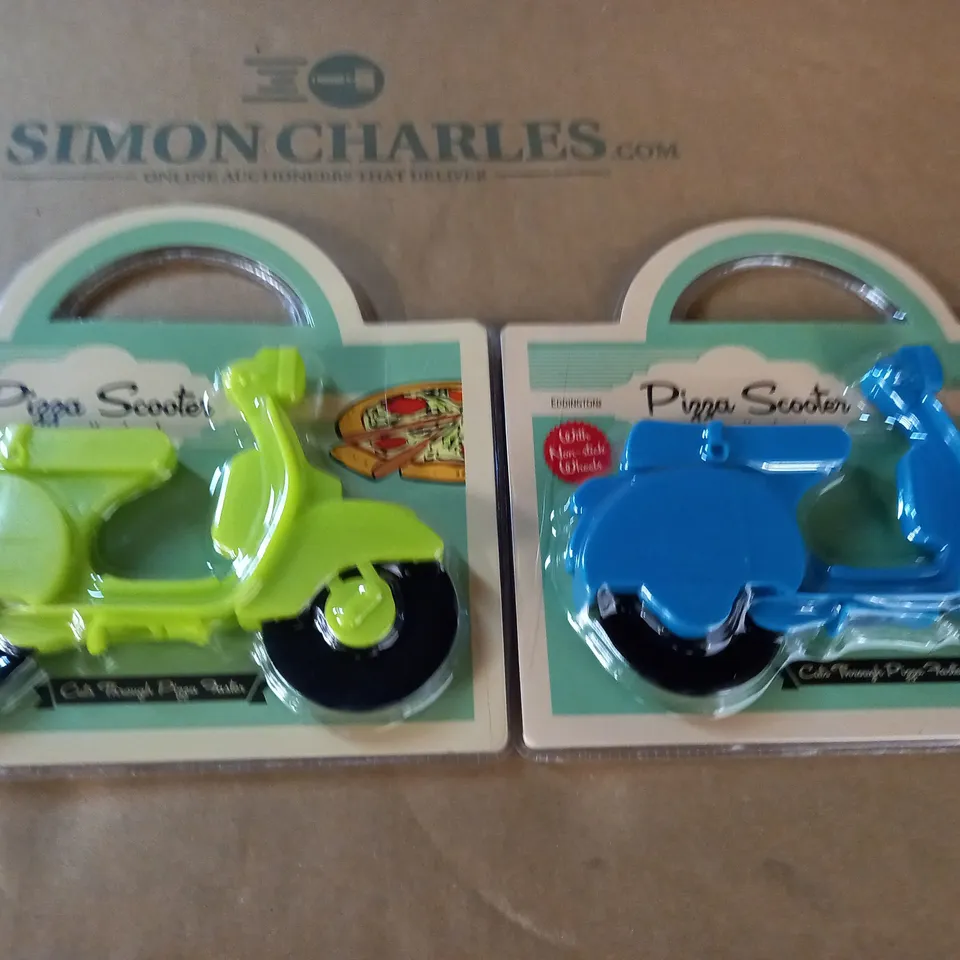 LOT OF 2 PIZZA SCOOTERS 