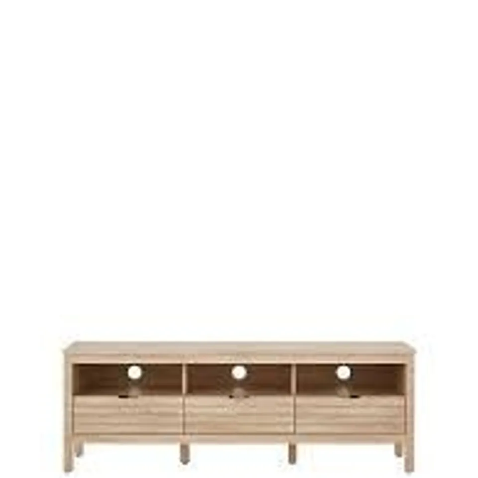 BOXED GRADE 1 LOTTIE TV UNIT OAK (1 BOX)