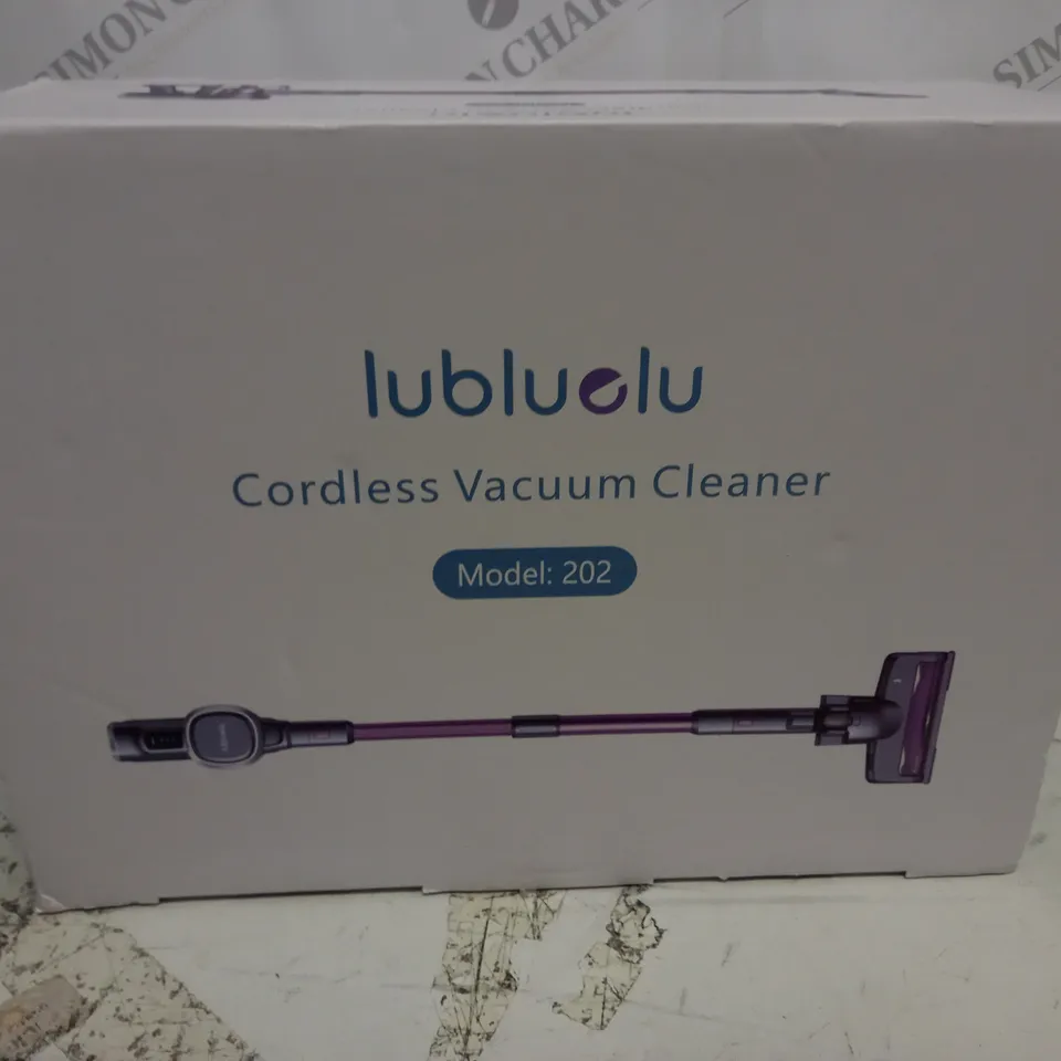 BOXED LUBLUELU MODEL 202 CORDLESS VACUUM CLEANER