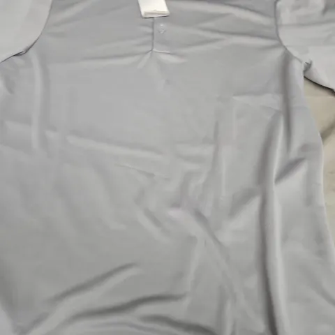 ADIDAS GREY POLO SHIRT - SIZE S