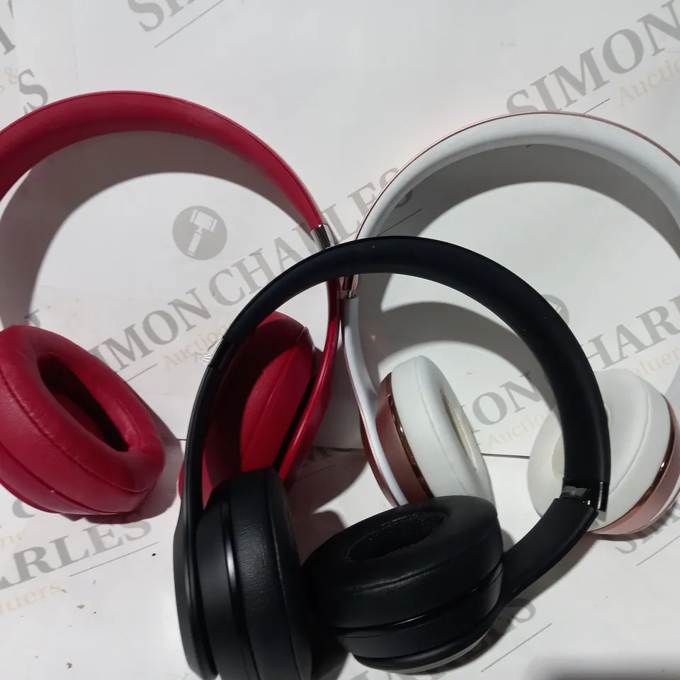 BOX OF APPROXIMATELY 5 ASSORTED BEATS OVER-EAR HEADPHONES IN VARIOUS COLOURS