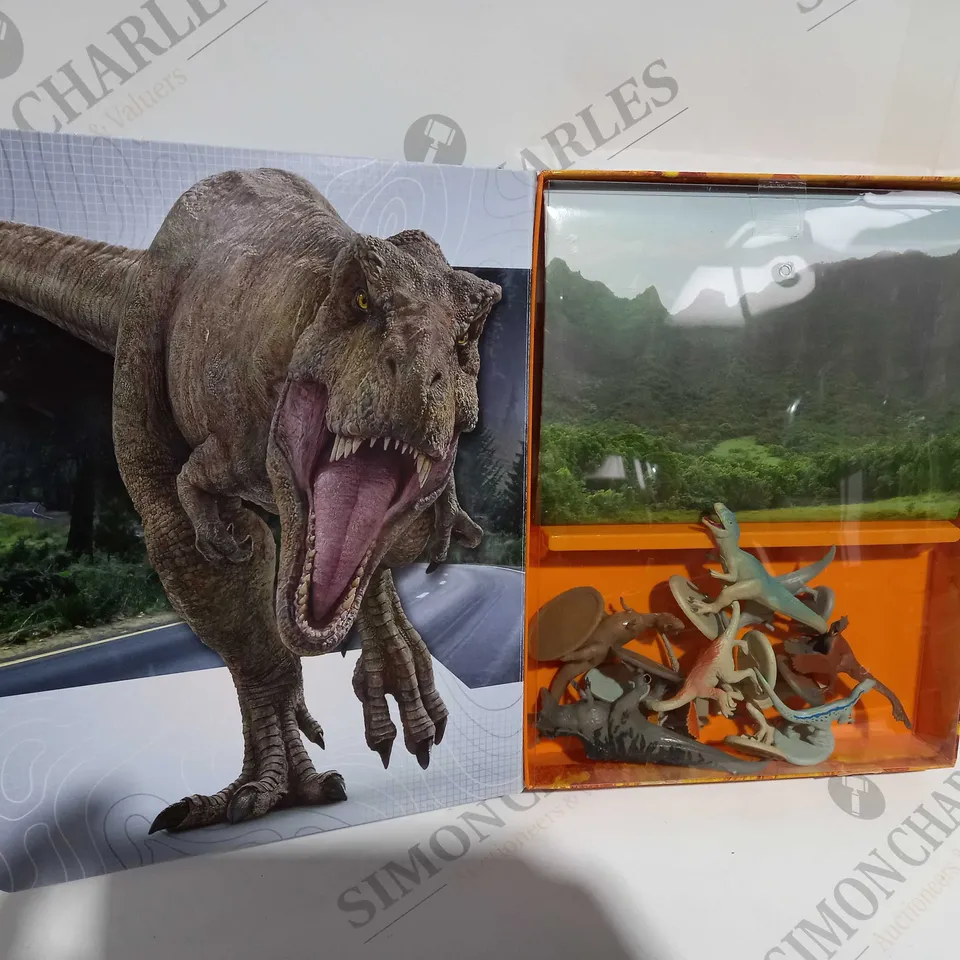 BOX OF 5 MY BUSY BOOKS JURASSIC WORLD DOMINION STORYBOOK WITH FIGURINES AND PLAYMAT
