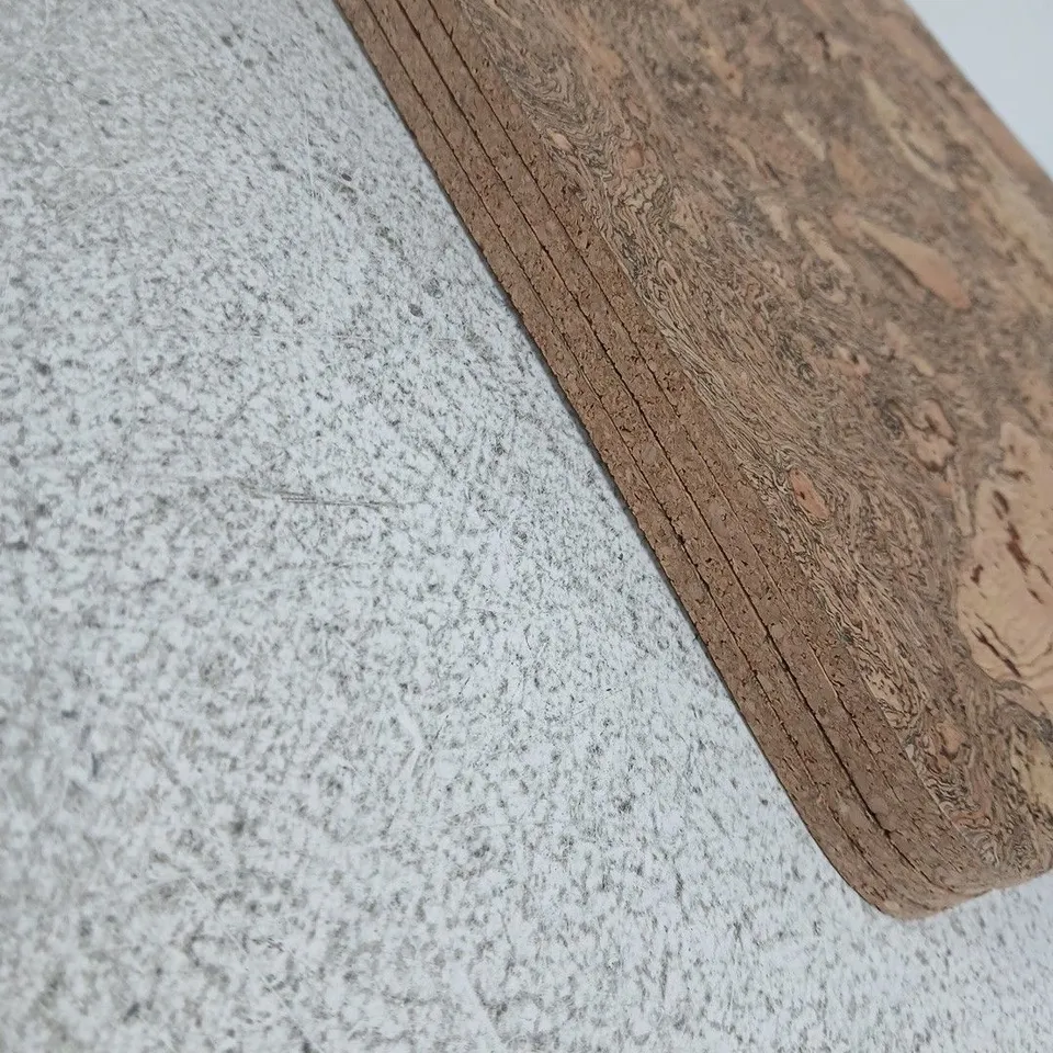 4 RECTANGULAR CORK TABLE MATS WITH ROUNDED CORNERS