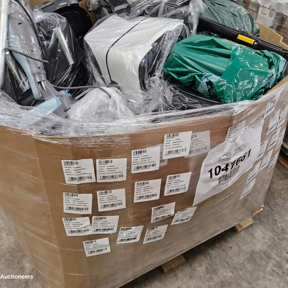 PALLET OF APPROXIMATELY 29 UNPROCESSED RAW RETURN HOUSEHOLD AND ELECTRICAL GOODS TO INCLUDE;