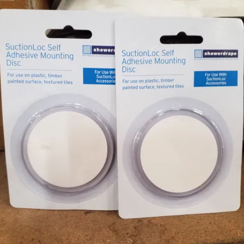 BOXED SET OF 2 SELF ADHESIVE MOUNTING DISC