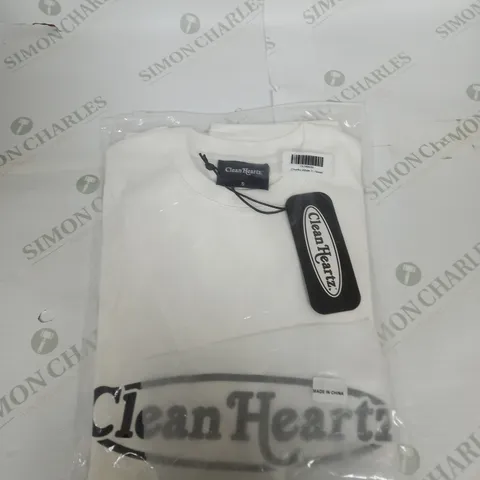 BAGGED CLEAN HEARTZ GRAPHIC T-SHIRT SIZE S