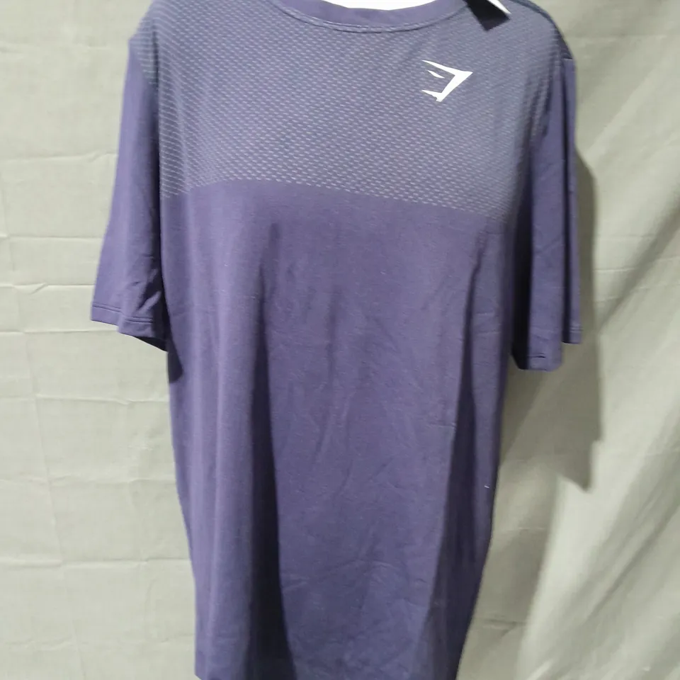 GYMSHARK CITL SEAMLESS T-SHIRT IN BLUE - L REGULAR FIT