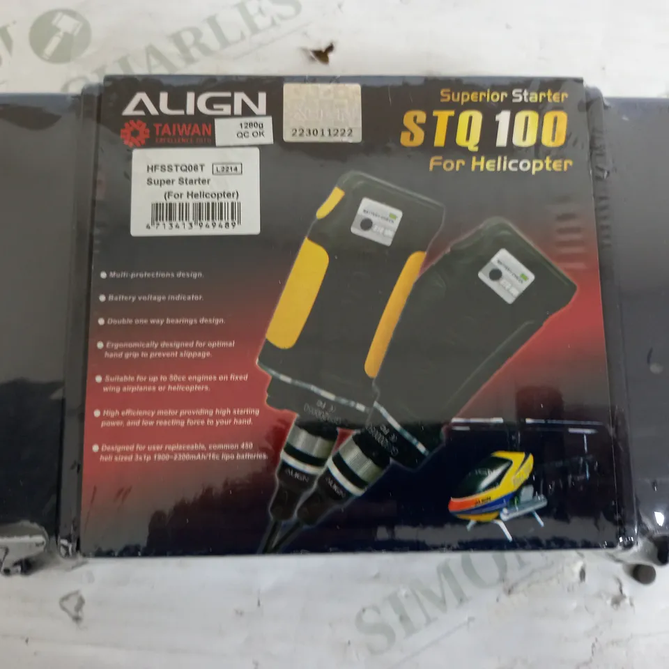 ALIGN STQ 100 STARTER FOR RC HELICOPTER 