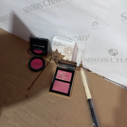 BOBBI BROWN SHEER POWDER BRUSH, POT ROUGE AND HIGHLIGHTING POWDER	