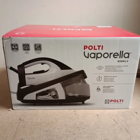 POLTI VAPORELLA SIMPLY STEAM GENERATOR IRON – BOXED
